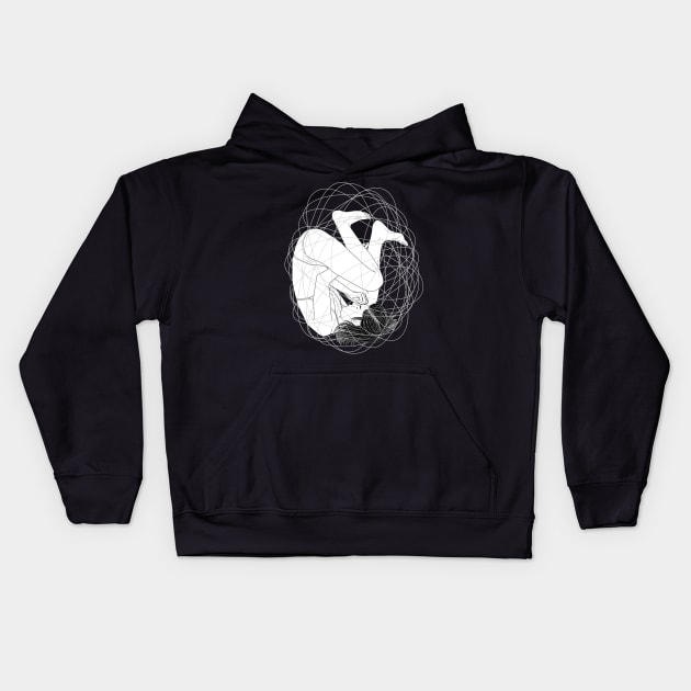 Cocoon BW Kids Hoodie by freshinkstain